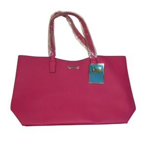 Juicy Couture Pink Tote Bag Oui Collection Oversized Shoulder Bag